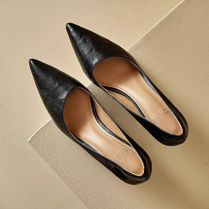 Authentic Leather Court Shoes Elar