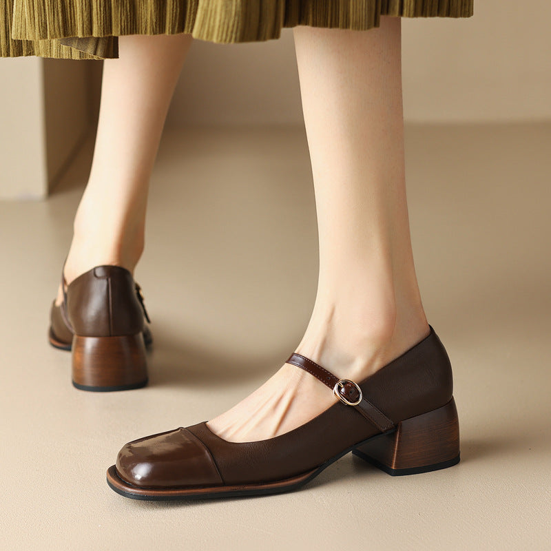 Authentic Leather Heels Erel