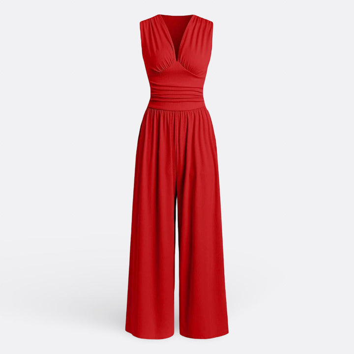 Leonor - Elegant Sleeveless Jumpsuit with Wide Legs