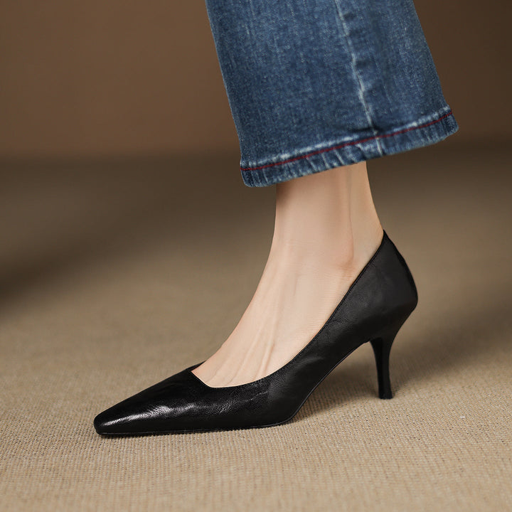 Authentic Leather Heels