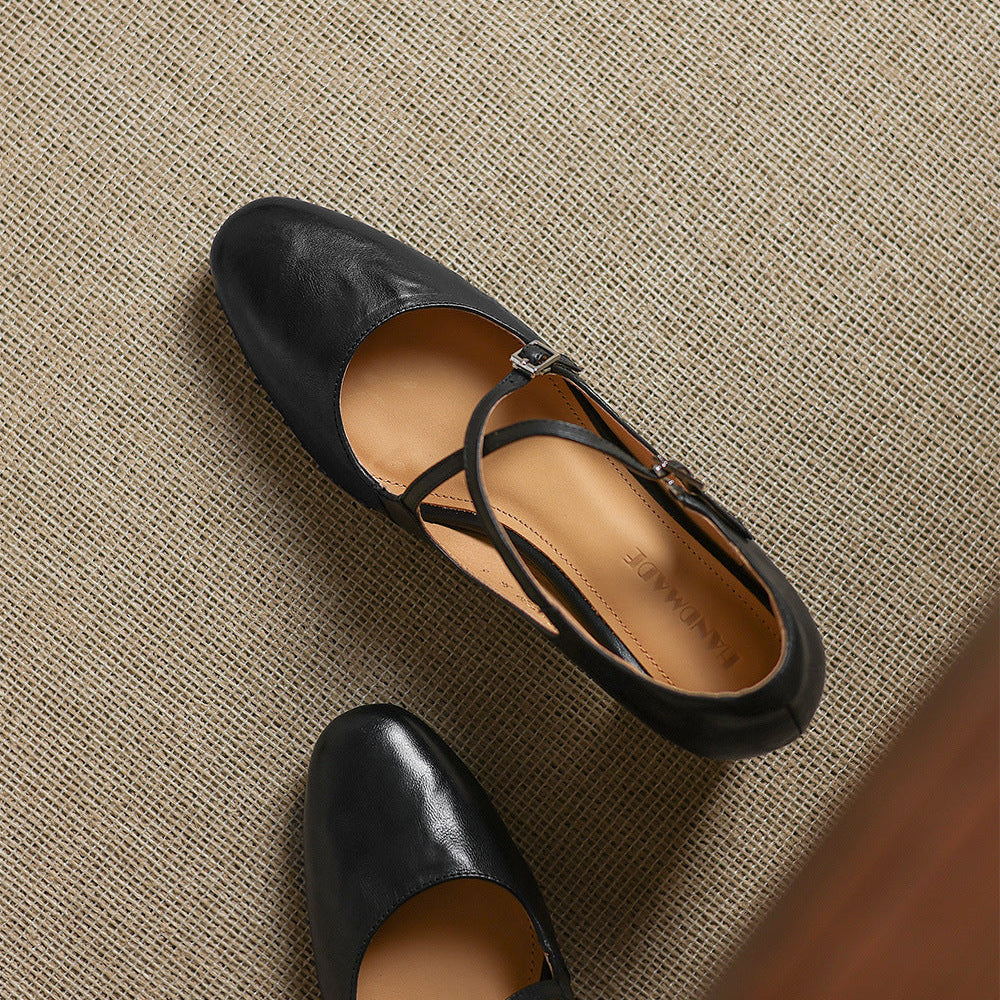 Authentic Leather Heels Orrel