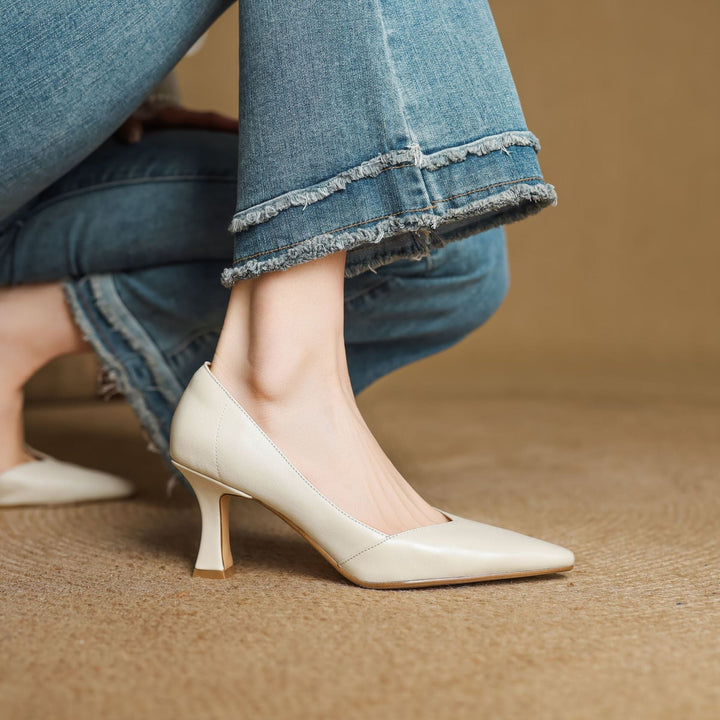 Genuine Leather Women's Heels