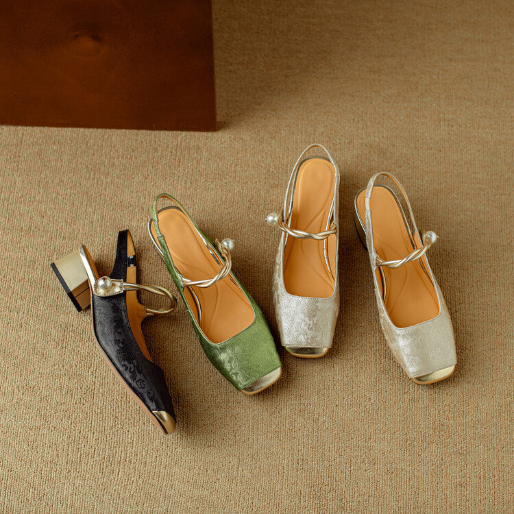 Galeni Leather Heels
