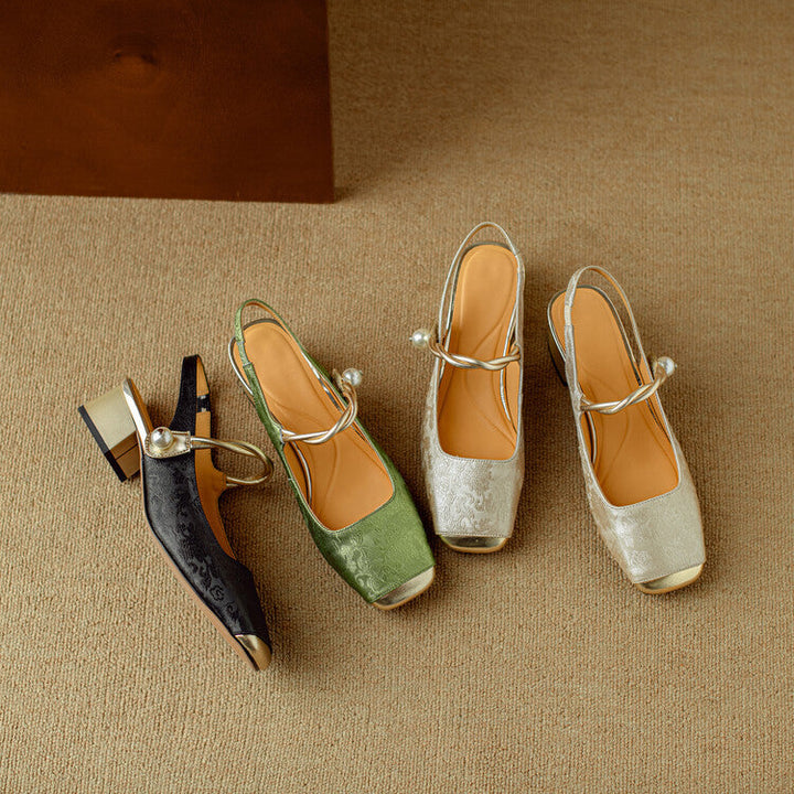 Galeni Leather Heels