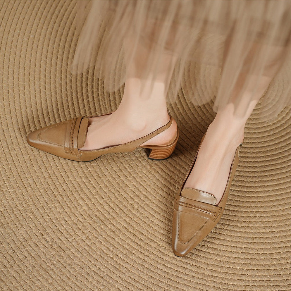 Authentic Leather Heels
