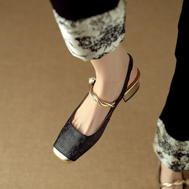 Galeni Leather Heels