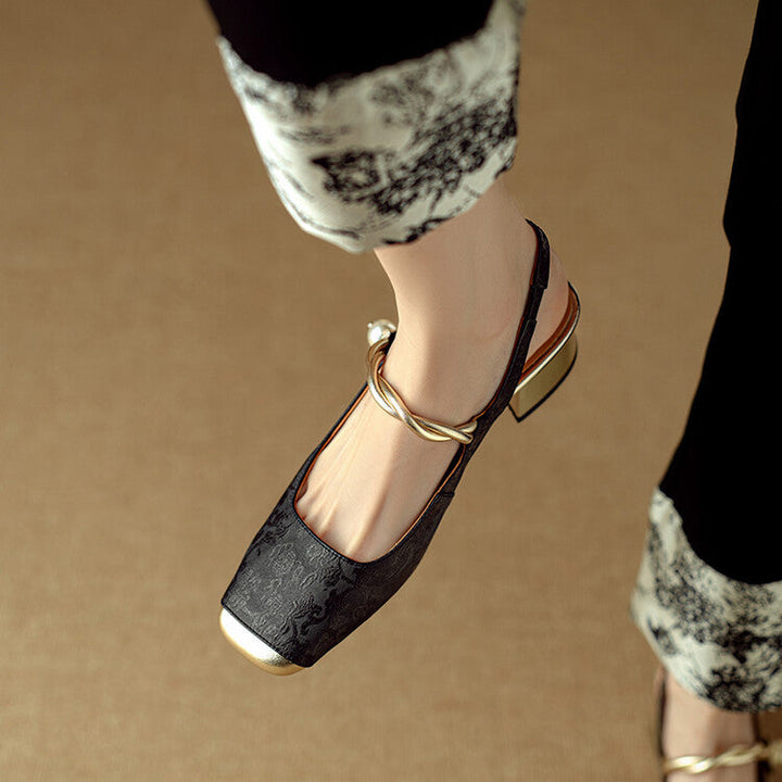 Galeni Leather Heels