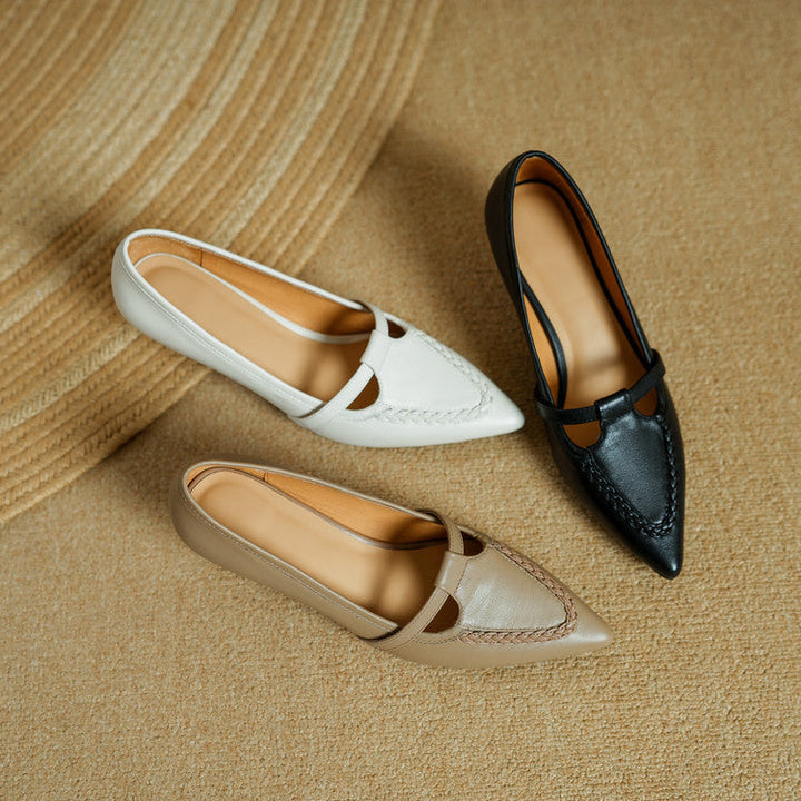 Authentic Leather Stiletto Heels Orel