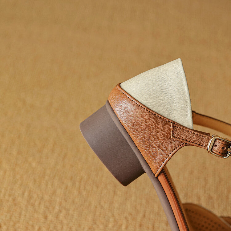 Lizel Authentic Leather Heels