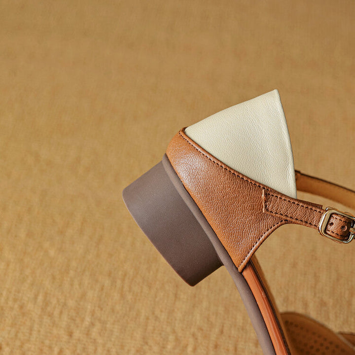 Lizel Authentic Leather Heels