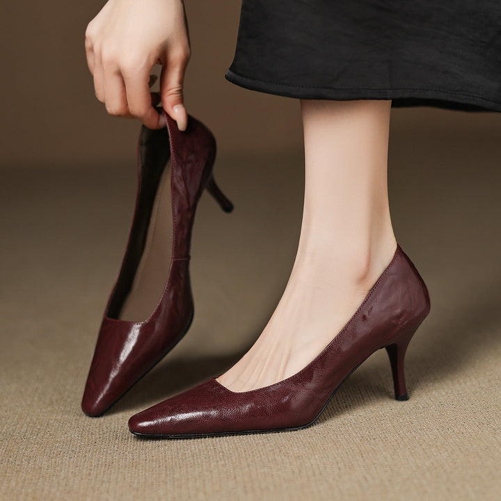 Authentic Leather Heels