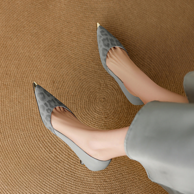 Authentic Leather Heels Valea