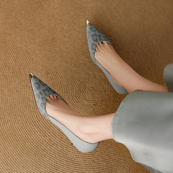 Authentic Leather Heels Valea