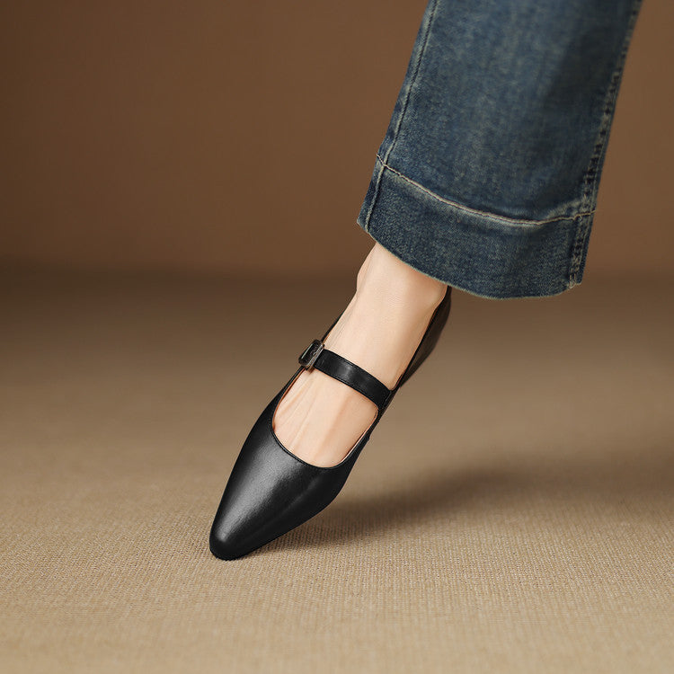 Authentic Leather Heels Orya