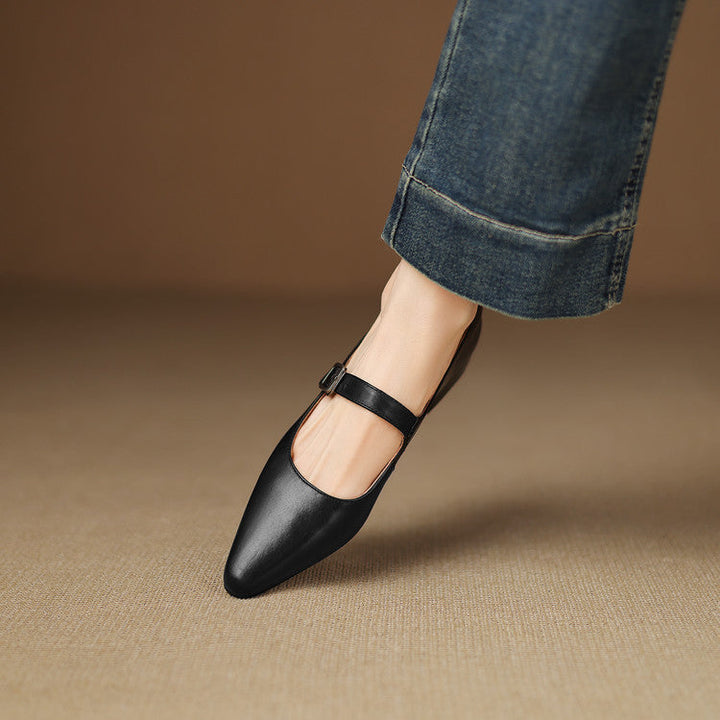 Authentic Leather Heels Orya