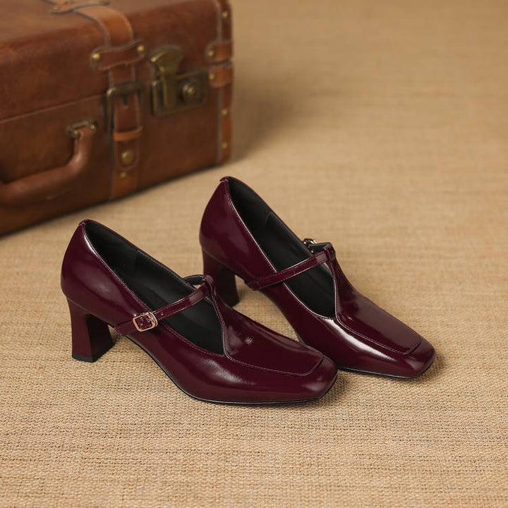 Authentic Leather Heels Tacy