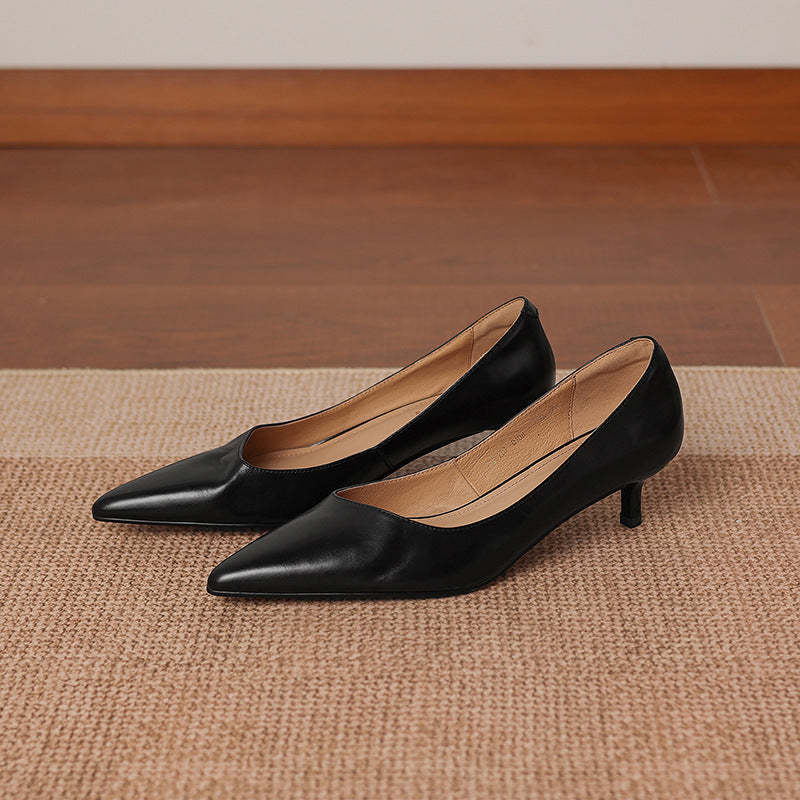 Relle Genuine Leather Heels
