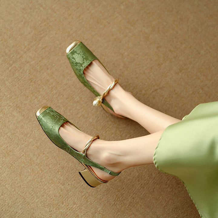 Galeni Leather Heels