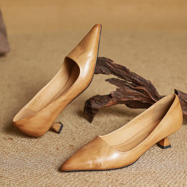 Genuine Leather Heels