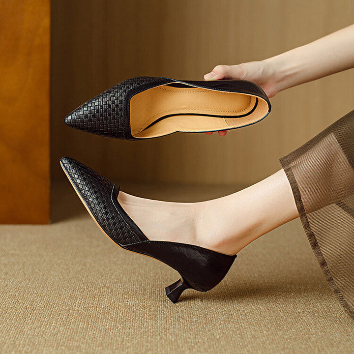 Genuine Leather Pumps Enzo