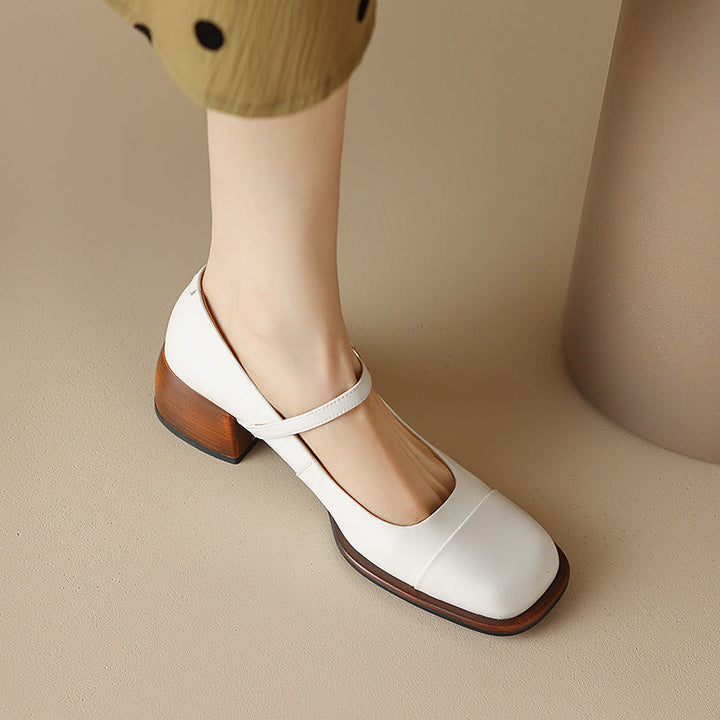 Authentic Leather Heels Erel