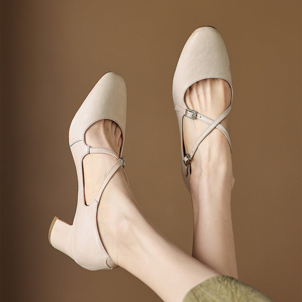 Authentic Leather Heels Orrel