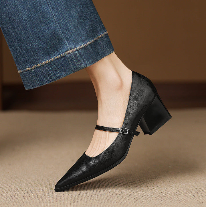 Authentic Leather Heels Orvia