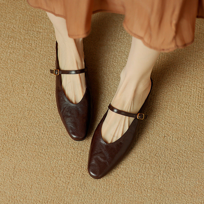 Kiro Genuine Leather Mules