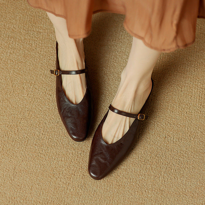 Kiro Genuine Leather Mules