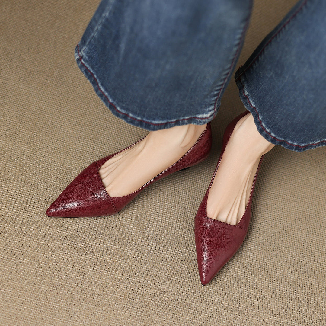Authentic Leather Heels Venza