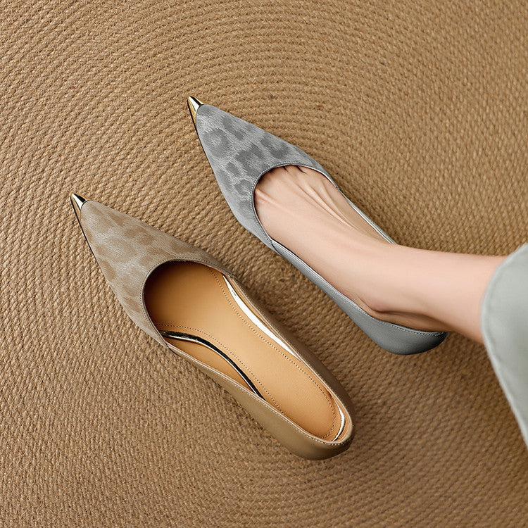 Authentic Leather Heels Valea