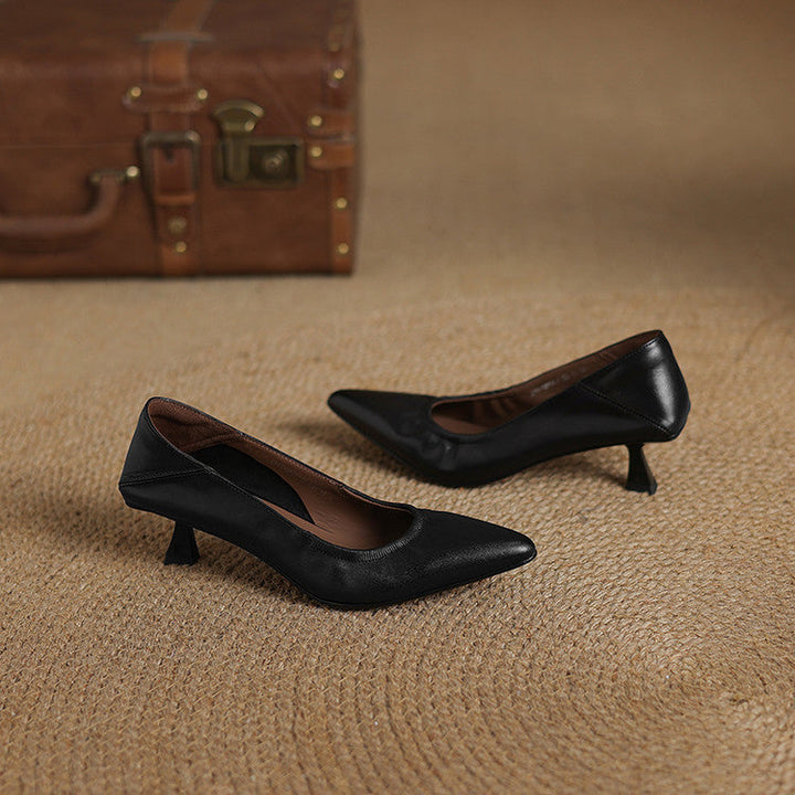 Liora Authentic Leather Heels