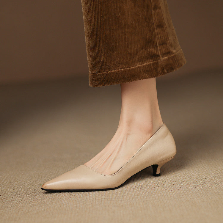 Authentic Vienna Leather Heels