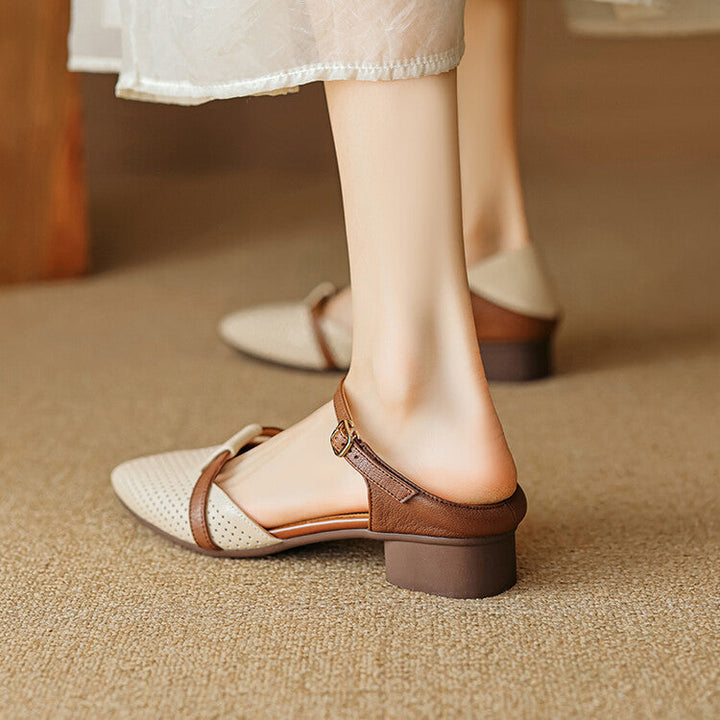 Lizel Authentic Leather Heels