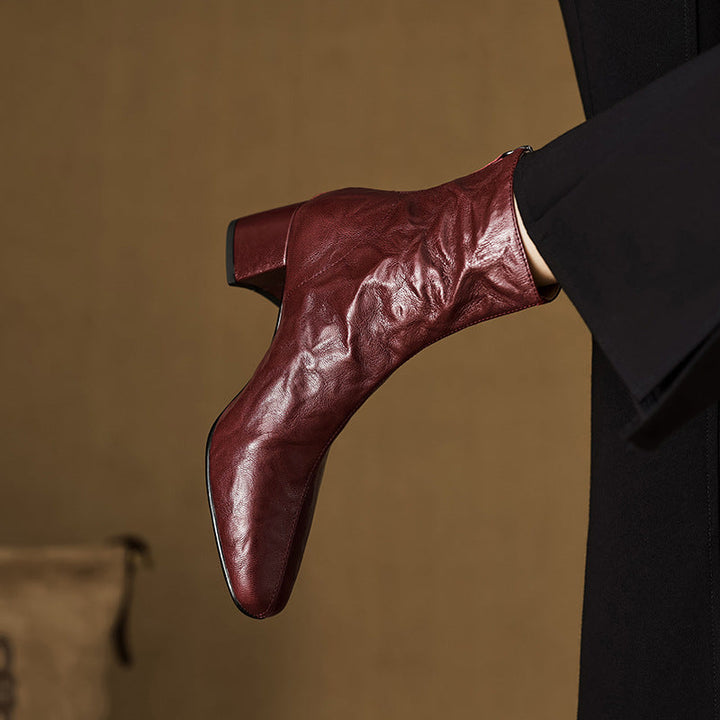 Authentic Leather Estel Ankle Boots