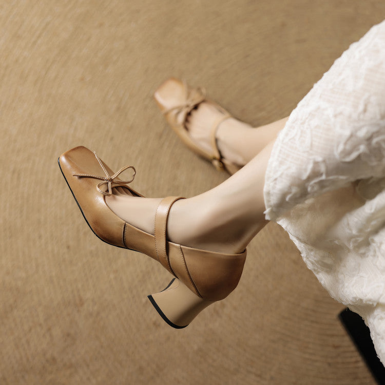 Authentic Leather Heels Emara