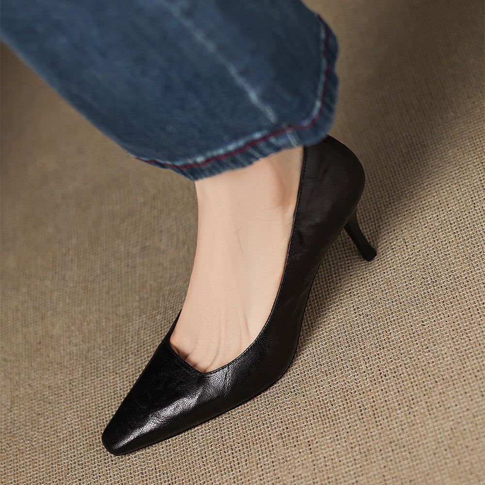 Authentic Leather Heels
