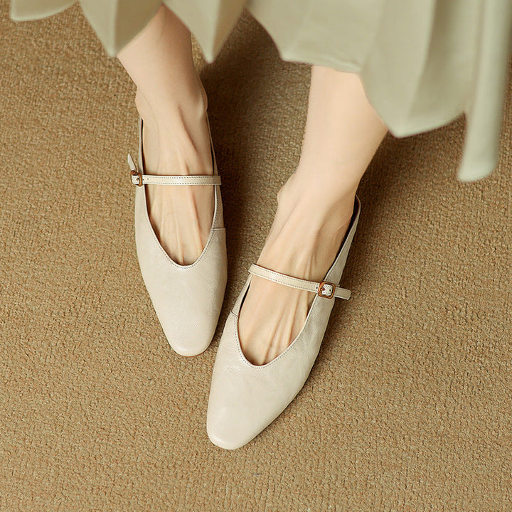 Kiro Genuine Leather Mules