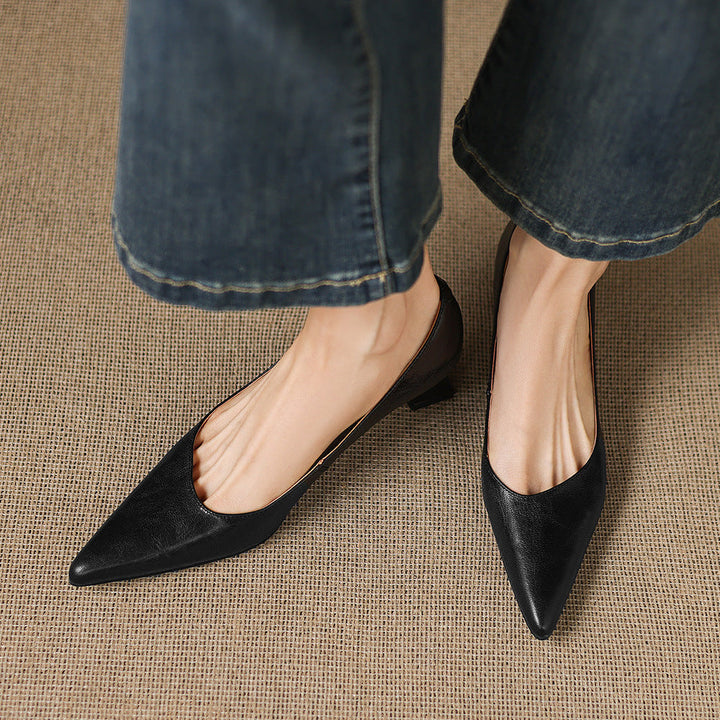 Kreya Genuine Leather Heels