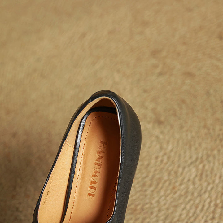 Authentic Leather Heels Olea