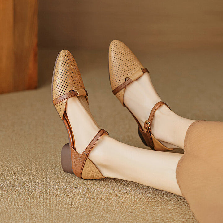 Lizel Authentic Leather Heels