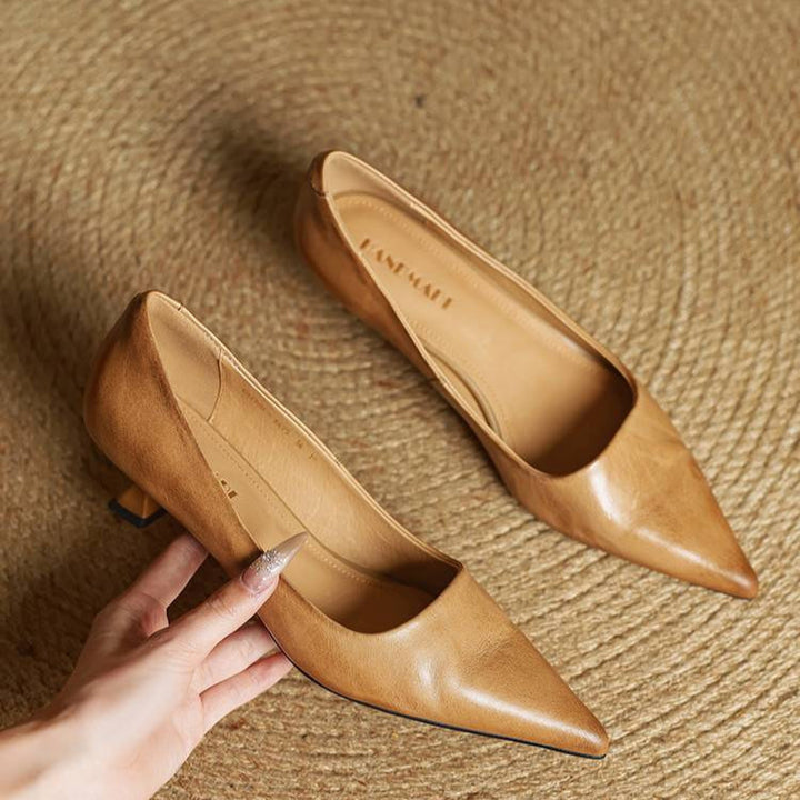 Genuine Leather Heels