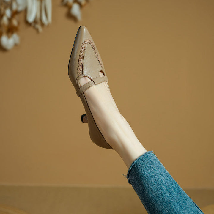 Authentic Leather Stiletto Heels Orel