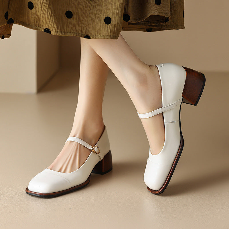 Authentic Leather Heels Erel