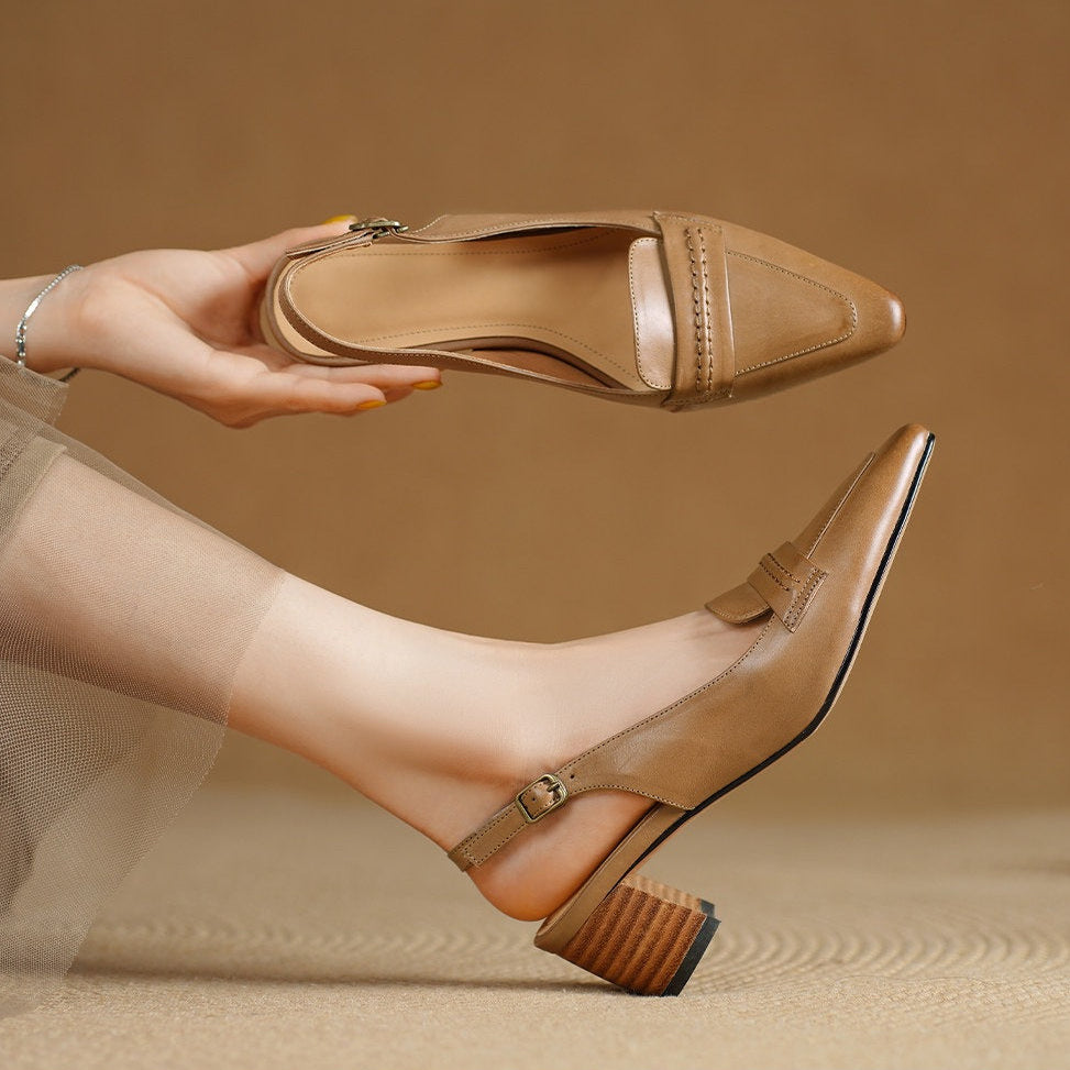 Authentic Leather Heels