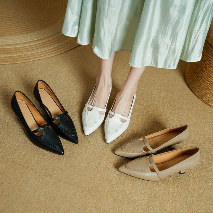 Authentic Leather Stiletto Heels Orel