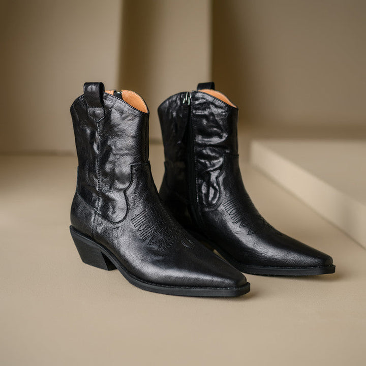 Dakota Genuine Leather Western Boots