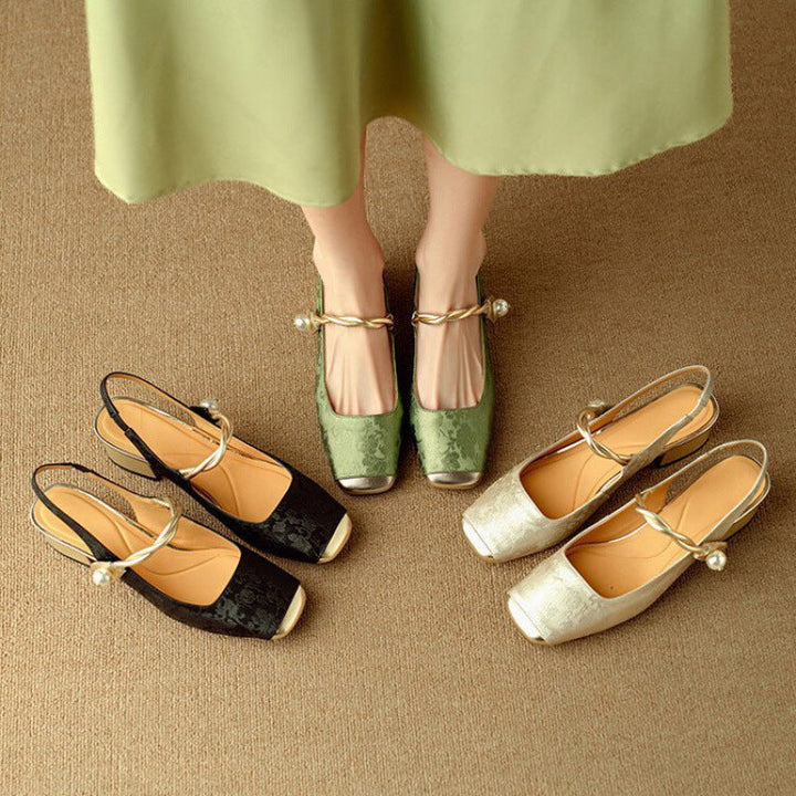 Galeni Leather Heels