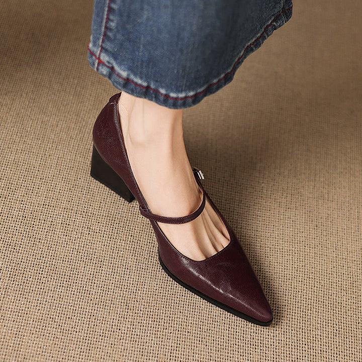 Authentic Leather Heels Orvia