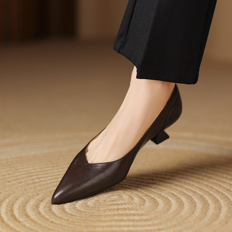 Authentic Leather Heels